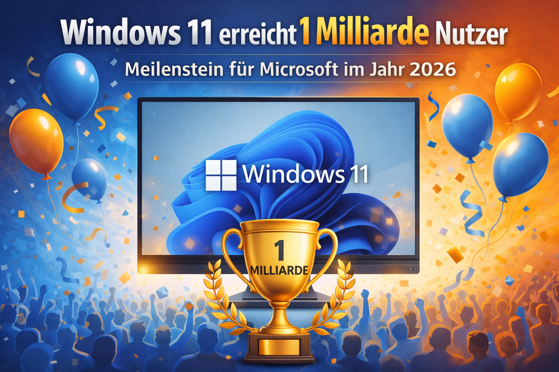 Windows 11 erreicht 1 Milliarde Benuzer